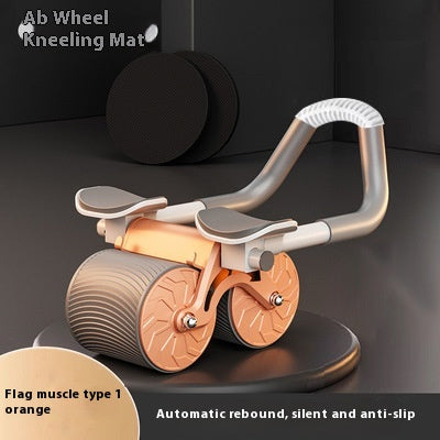 Automatisches Bauchtrainer-Rad mit Rückprallfunktion