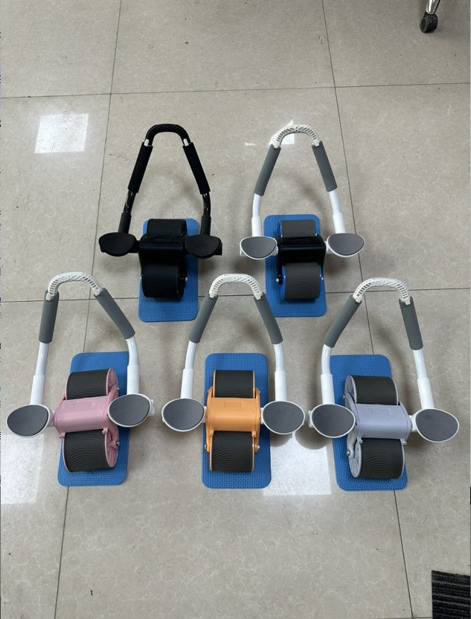 Automatisches Bauchtrainer-Rad mit Rückprallfunktion